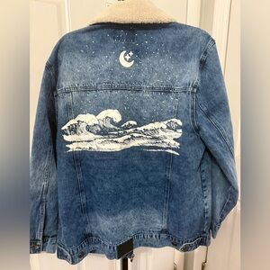Revolt Tubbo Moment By The Sea Denim Jacker size XL